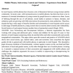 Mobile Phones Subversion Control and Violence - Experiences from Rural
